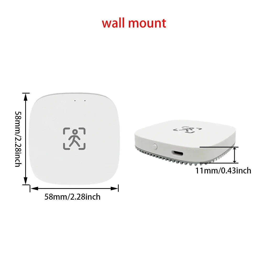 Smart mmWave Human Presence Sensor with Light & Distance Detection-5.8G Wall Wifi / China Mainland