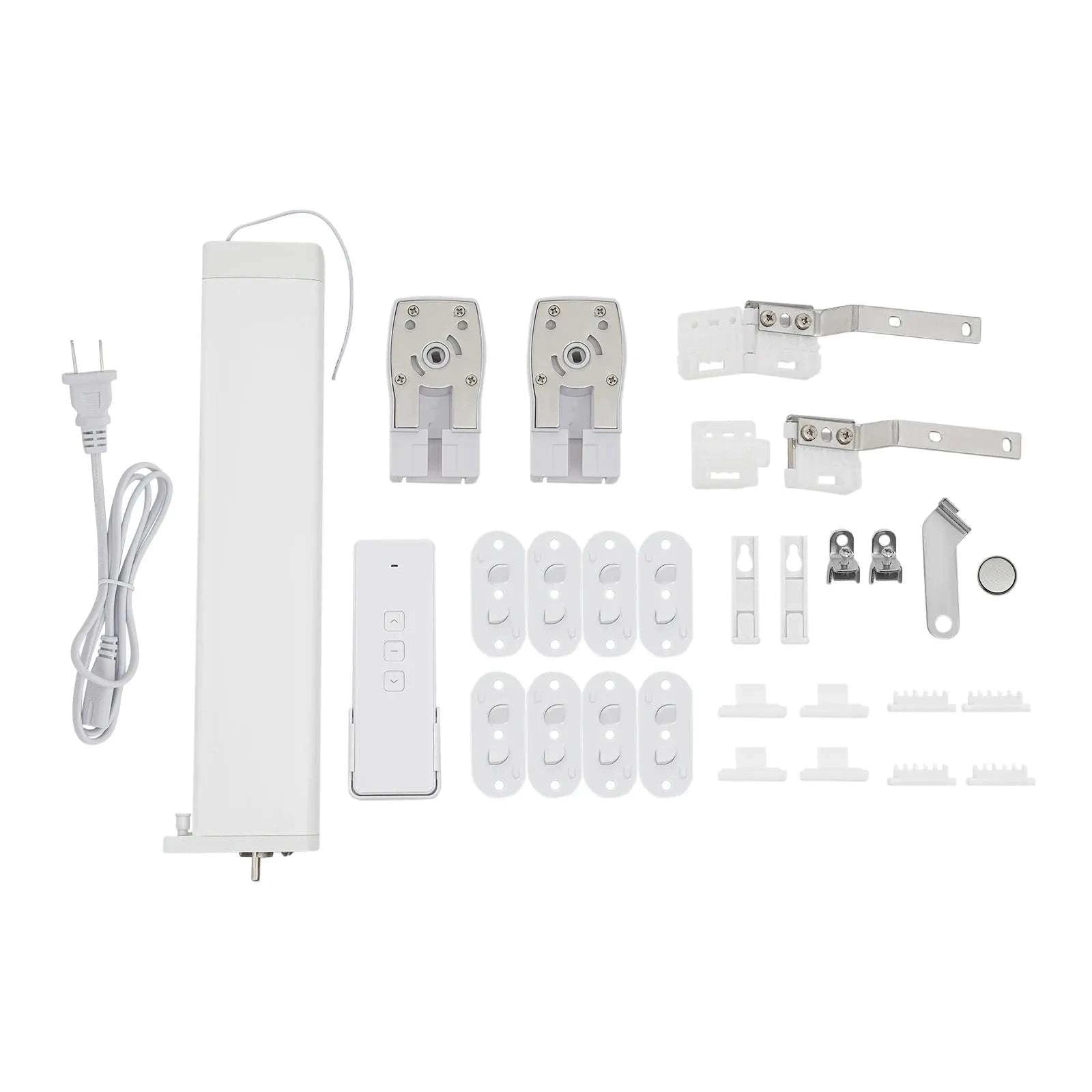 Smart Motorized Curtain Track with Remote, Timer & Quiet 13ft Rail-