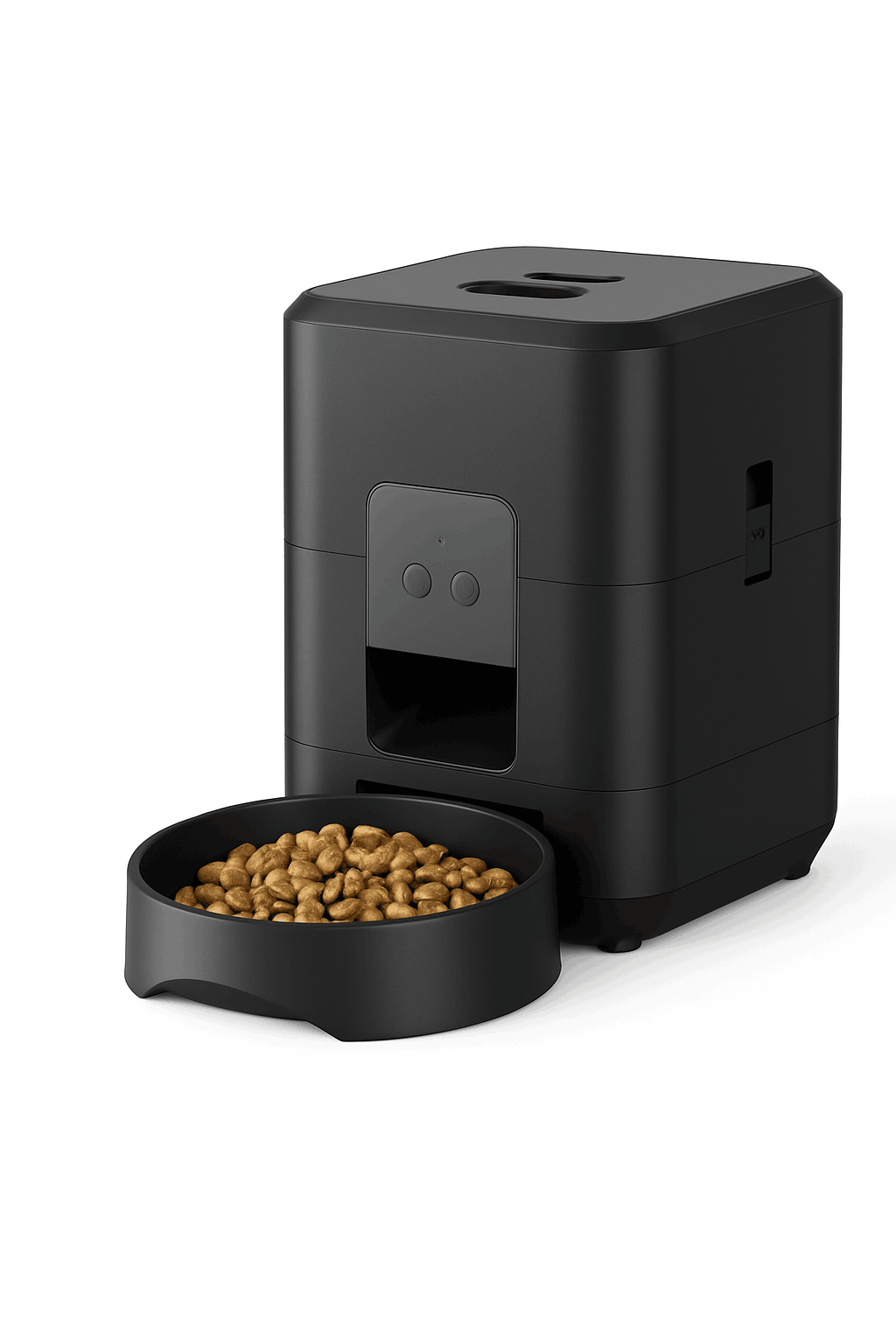 Smart Pet Feeder Automatic Cat & Dog Food Dispenser-Black Button Feeder