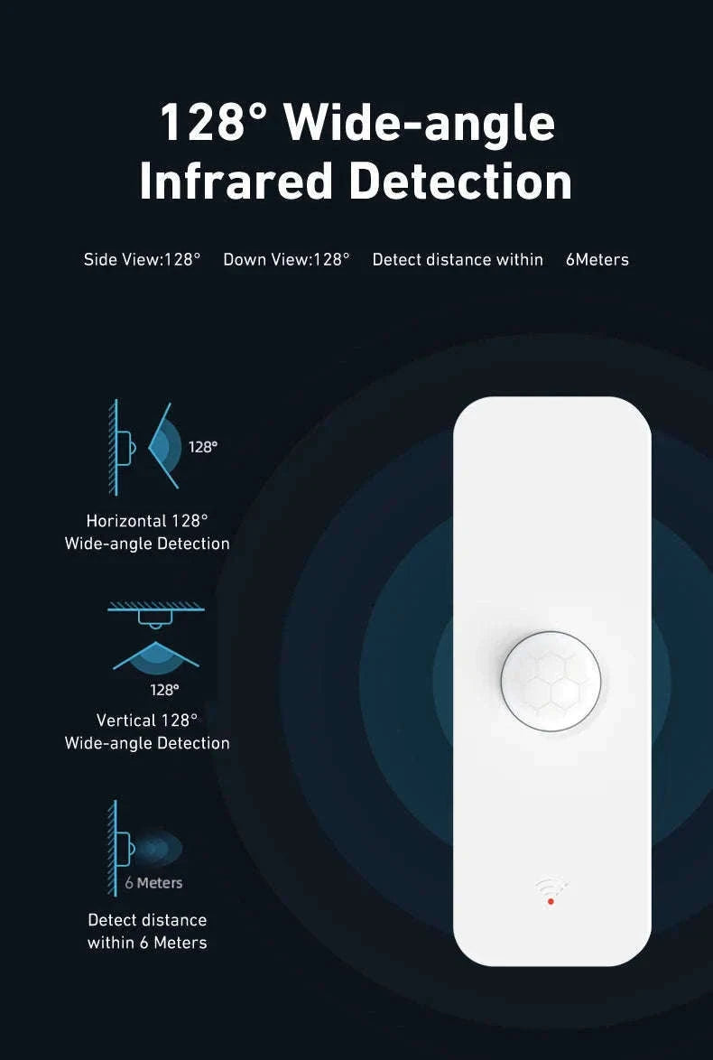 Smart PIR Motion Sensor for Home Automation Routines-WiFI Ver 1PCS
