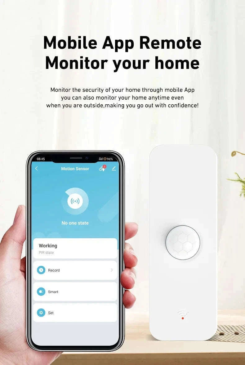 Smart PIR Motion Sensor for Home Automation Routines-WiFI Ver 1PCS
