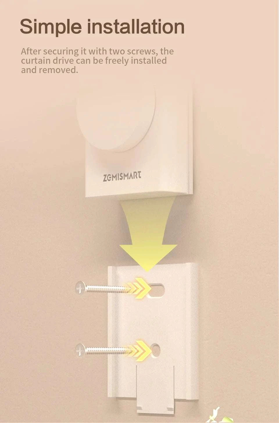 Smart Roller Shade Driver with Matter Thread & Voice Control-Driver with remote / United States