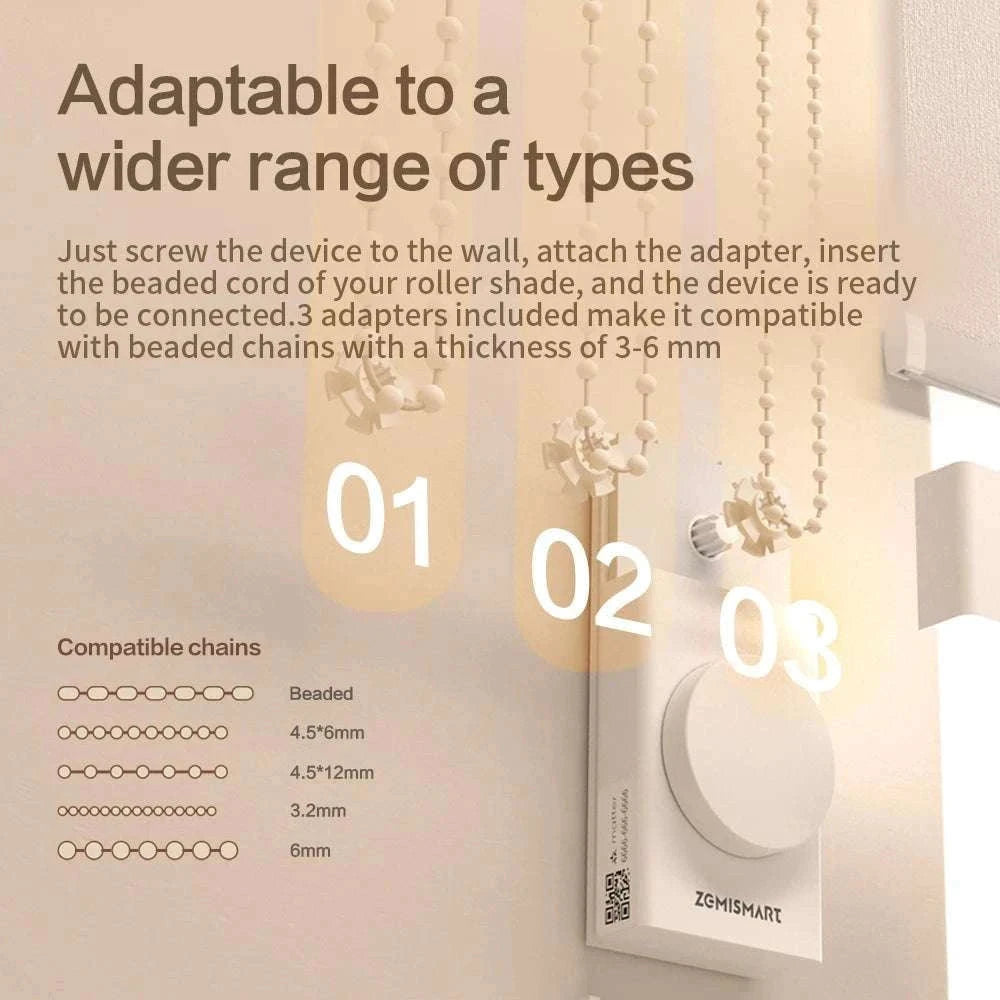 Smart Roller Shade Driver with Matter Thread & Voice Control-Driver with remote / United States