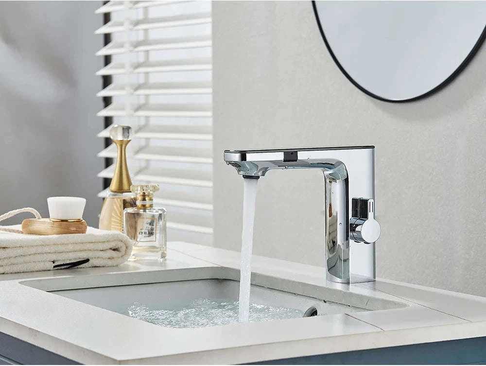 Smart Sensor Basin Faucet-Brushed Grey / CHINA