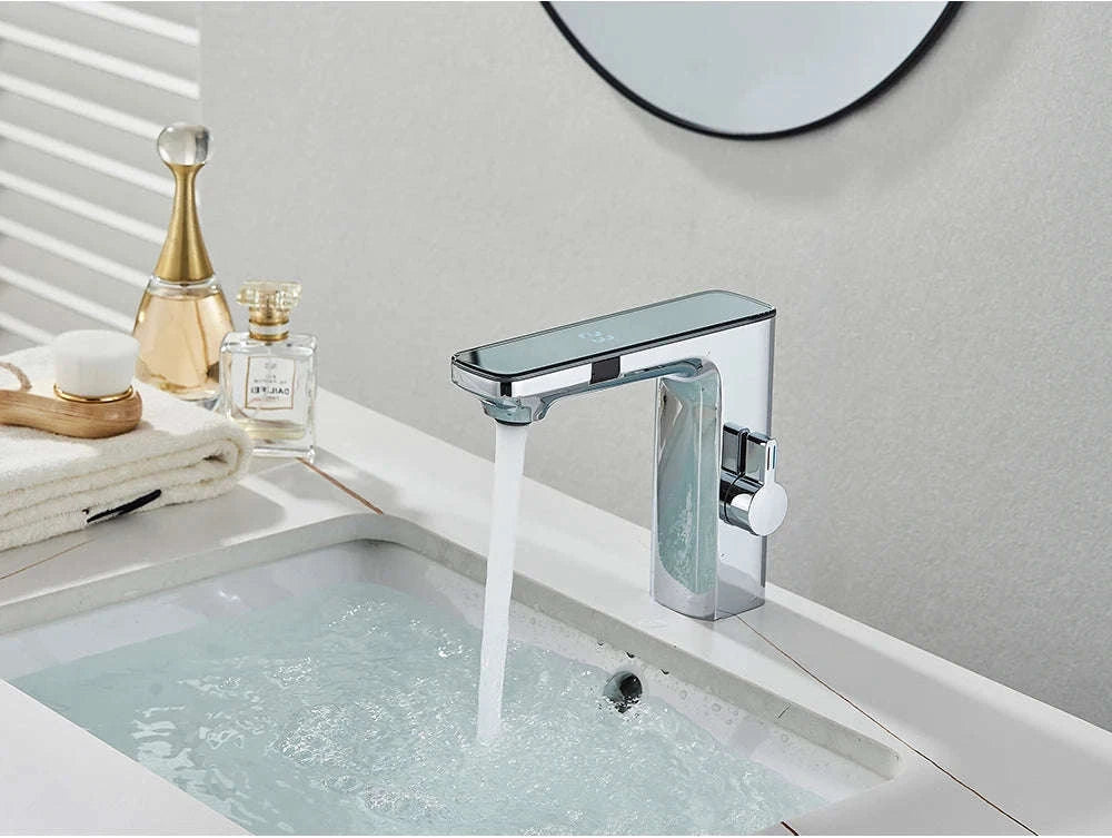 Smart Sensor Basin Faucet-Brushed Grey / CHINA