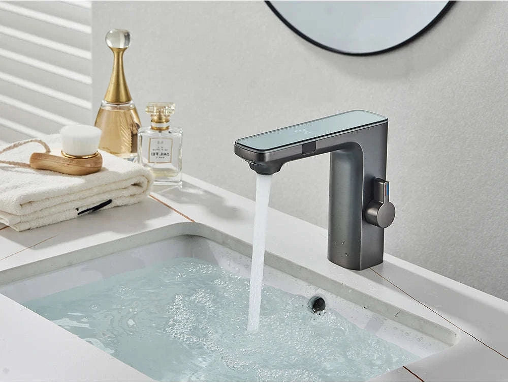 Smart Sensor Basin Faucet-Brushed Grey / CHINA