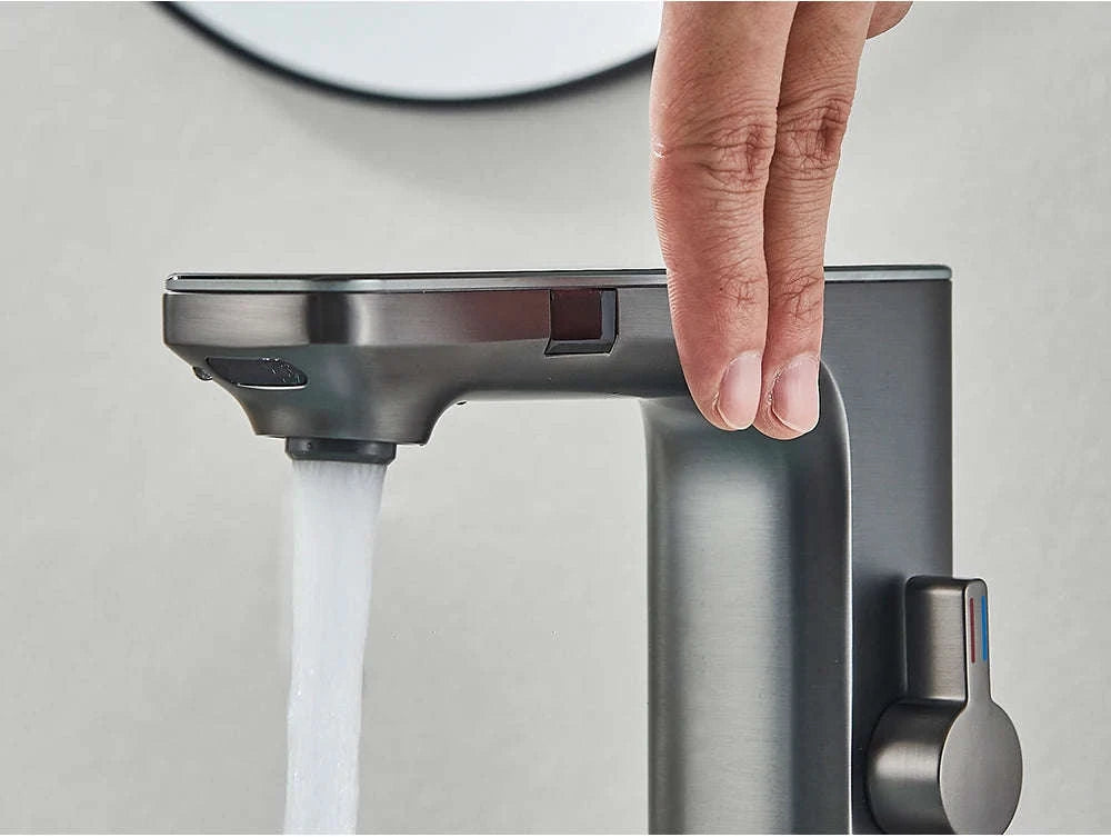 Smart Sensor Basin Faucet-Brushed Grey / CHINA