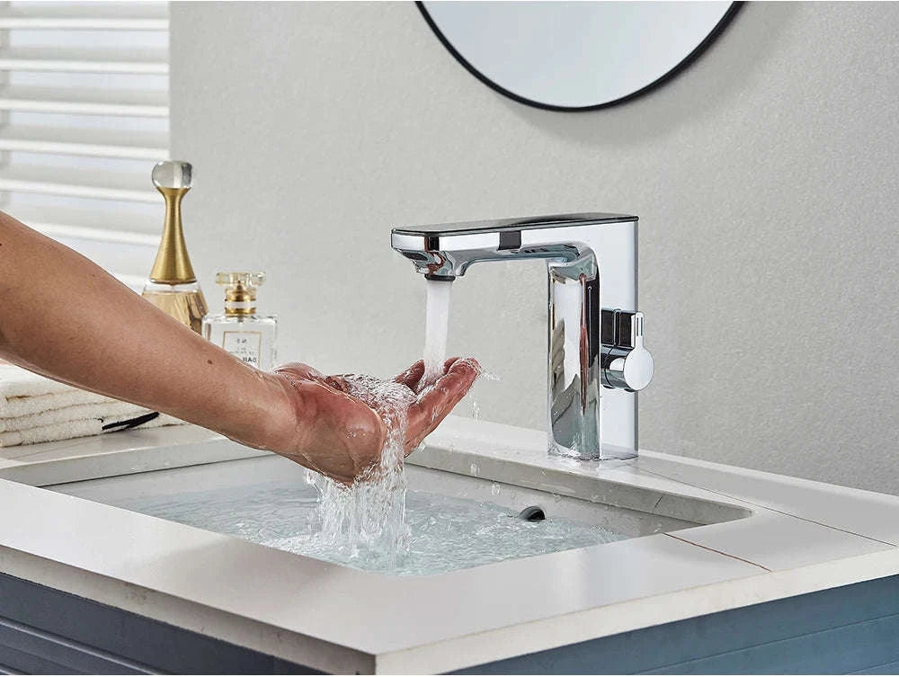 Smart Sensor Basin Faucet-Brushed Grey / CHINA