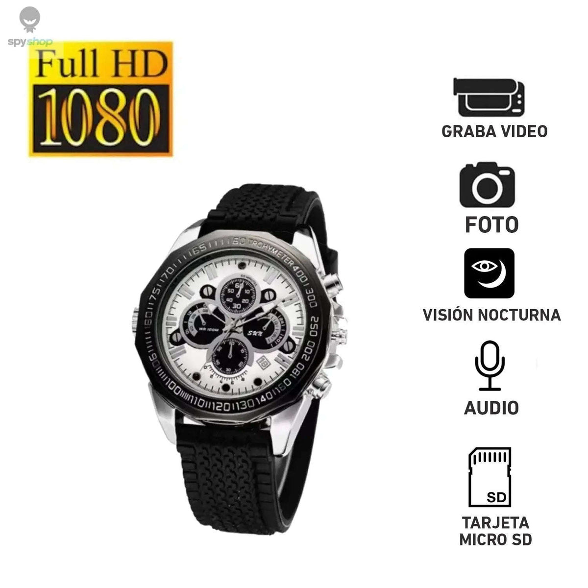 Smart Spy Watch with HD Camera and 32GB Storage-Default Title