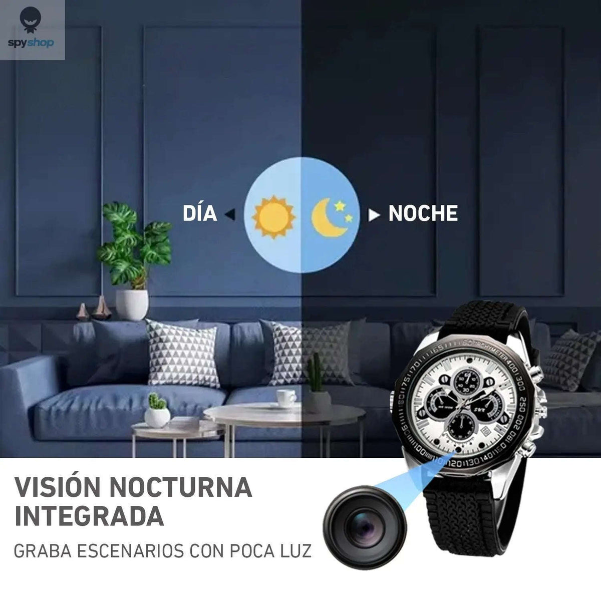 Smart Spy Watch with HD Camera and 32GB Storage-Default Title