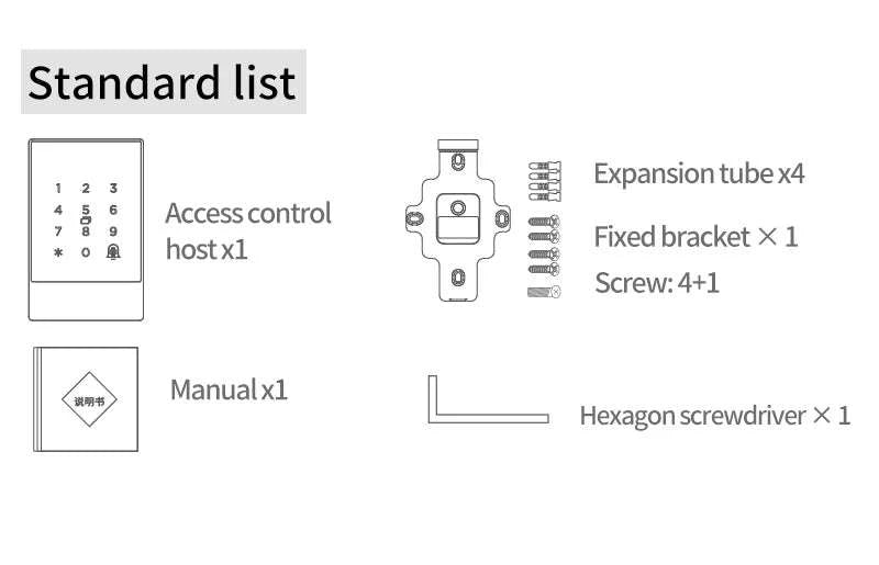 Smart WiFi & Bluetooth Door Lock Keypad with App Control Access-K3QW
