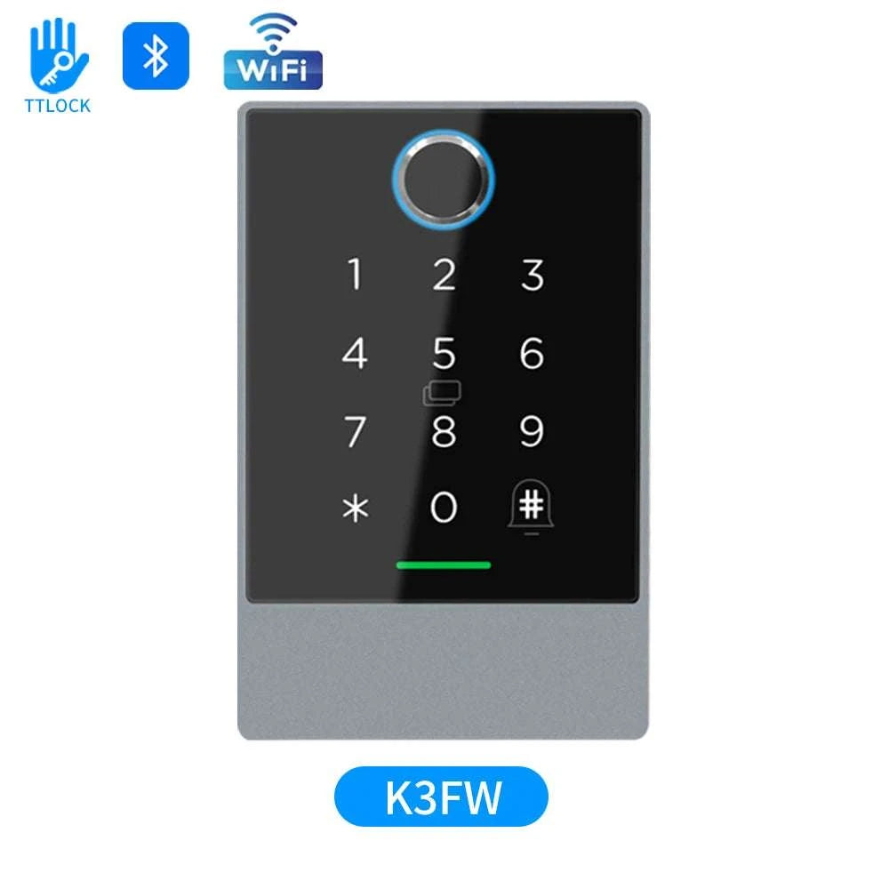Smart WiFi & Bluetooth Door Lock Keypad with App Control Access-K3QW