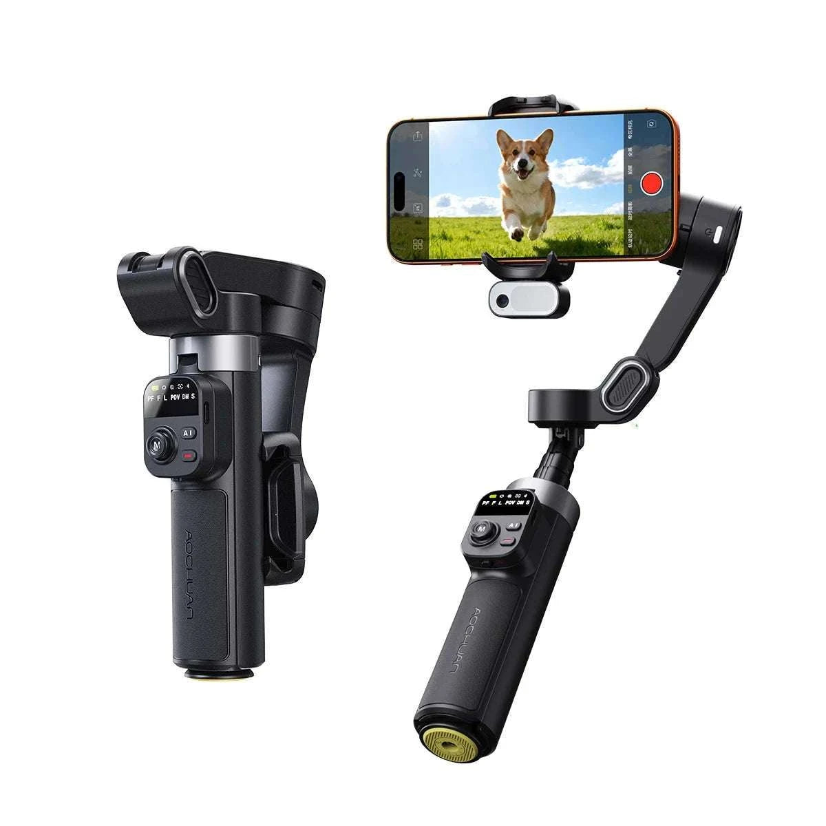 Smart X3 3‑Axis Gimbal Stabilizer with Remote-
