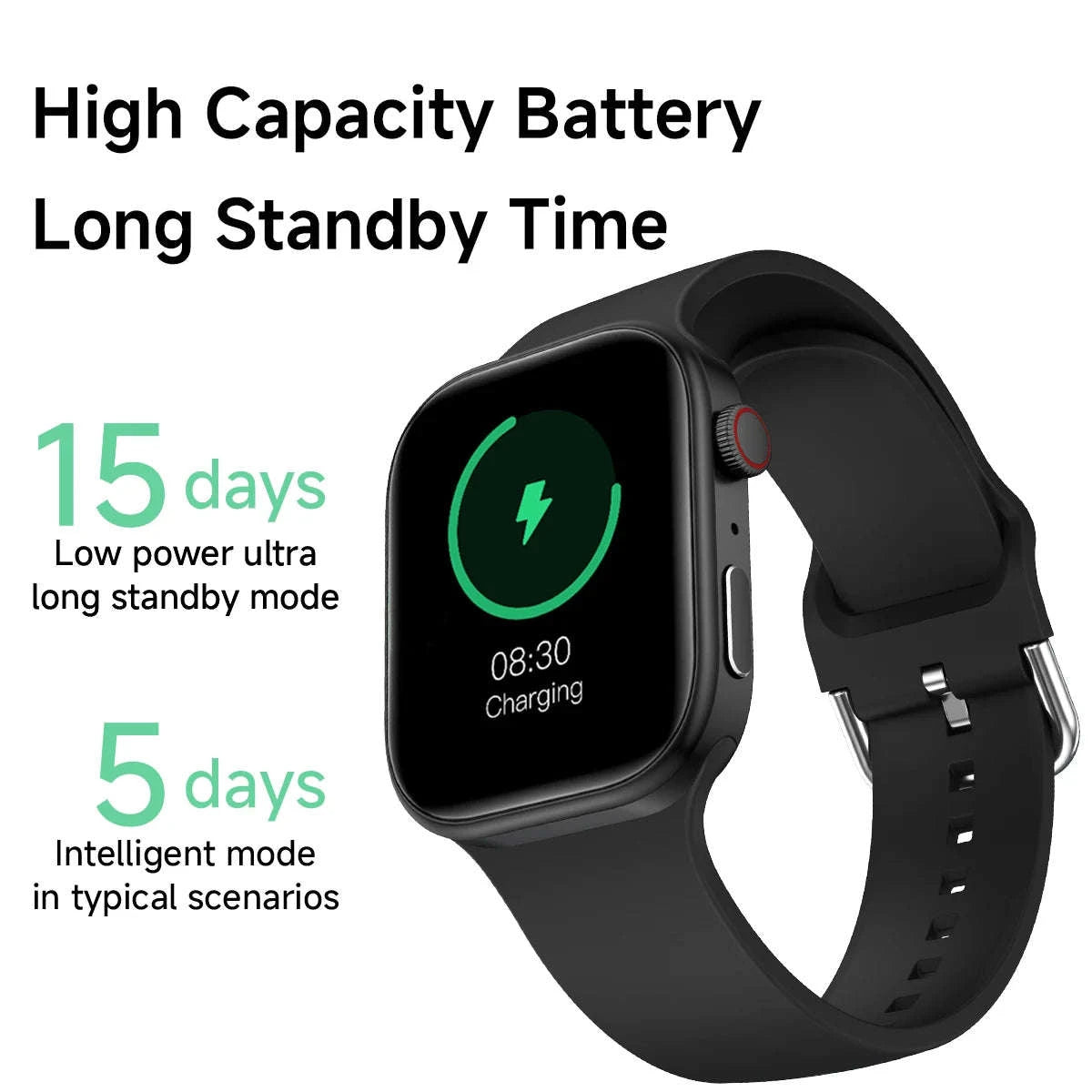 Smartwatch 1.83" HD Display with Bluetooth Calling & Fitness Tracking-White / For apple watch / United States
