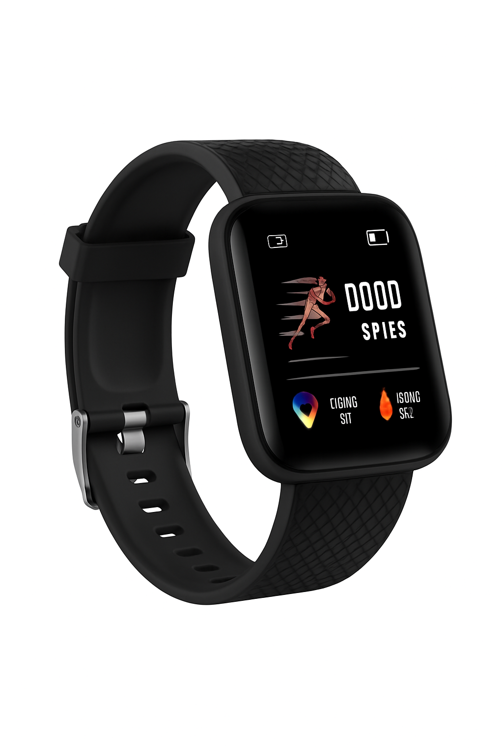 Smart Fitness Watch with Heart Rate and Sleep Tracking