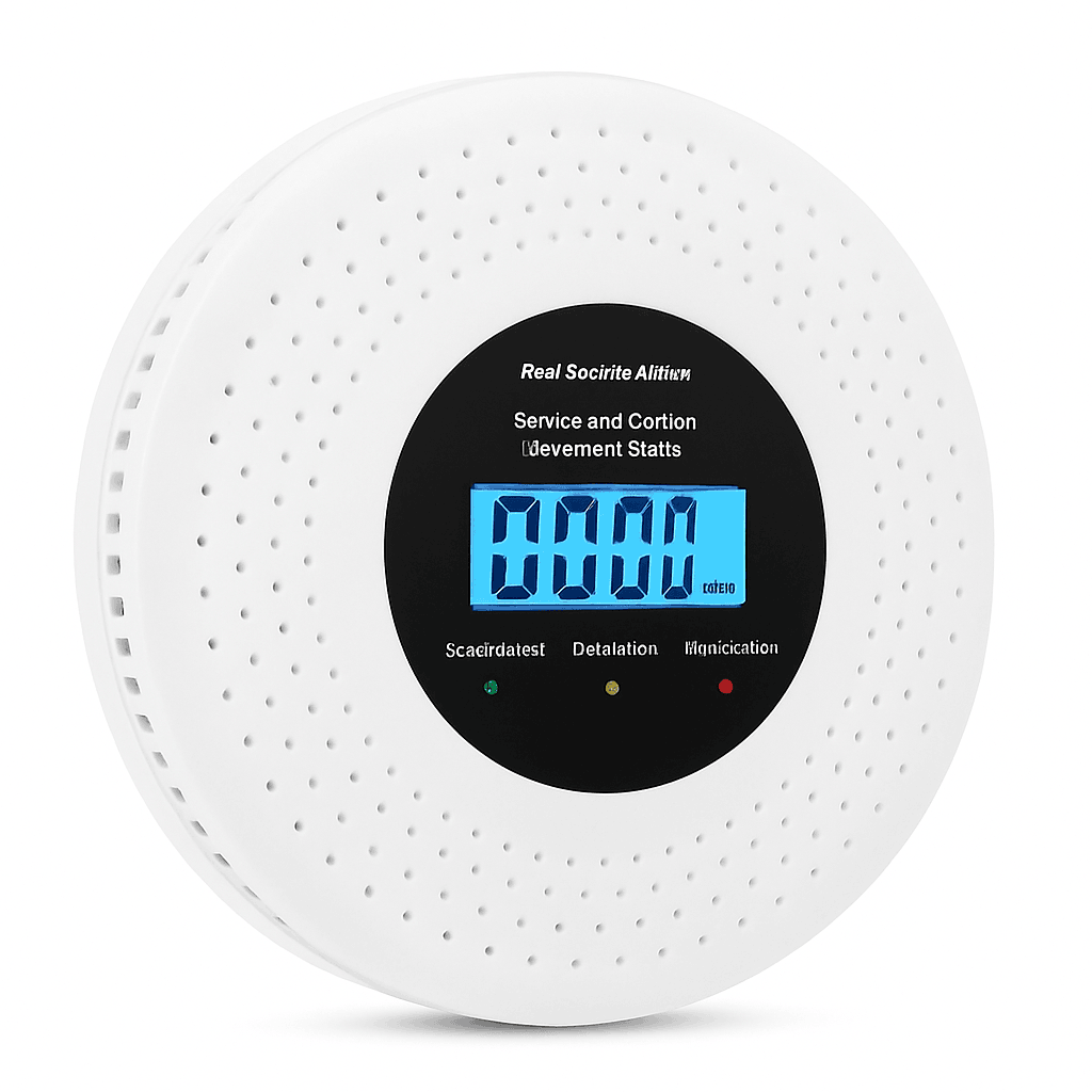Smoke and Carbon Monoxide Detector with LCD Display-1-PACK / China Mainland