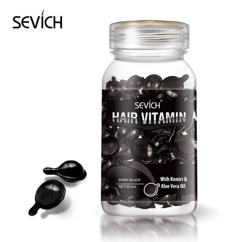 Smooth Silky Hair Vitamin Capsules with Keratin Complex-