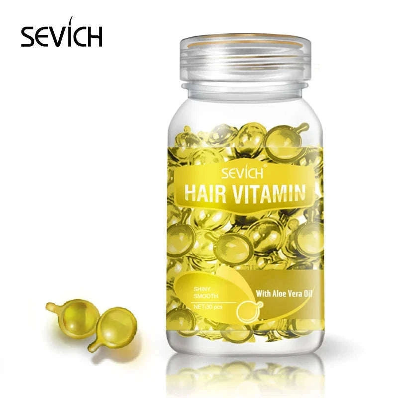 Smooth Silky Hair Vitamin Capsules with Keratin Complex-