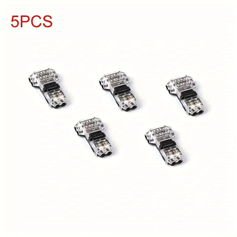 Snap-In Wire Connector T2 Quick Terminal Joiners-5pcs