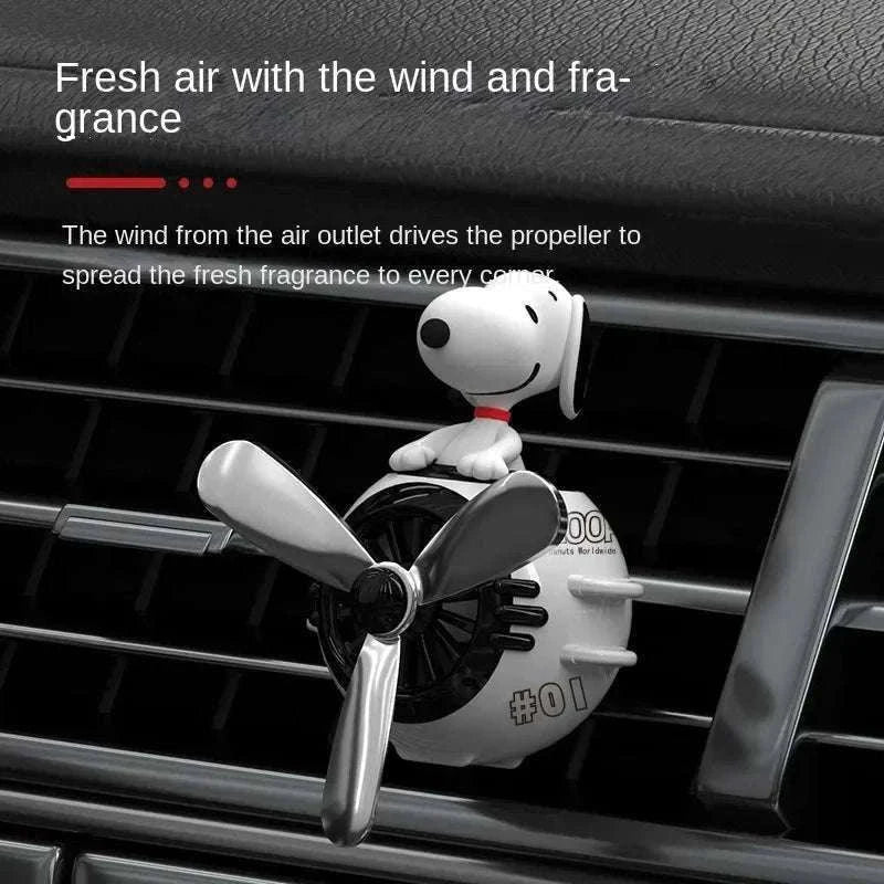 Snoopy Car Air Freshener Clip for a Cute, Fresh Cabin-B-Ocean flavor