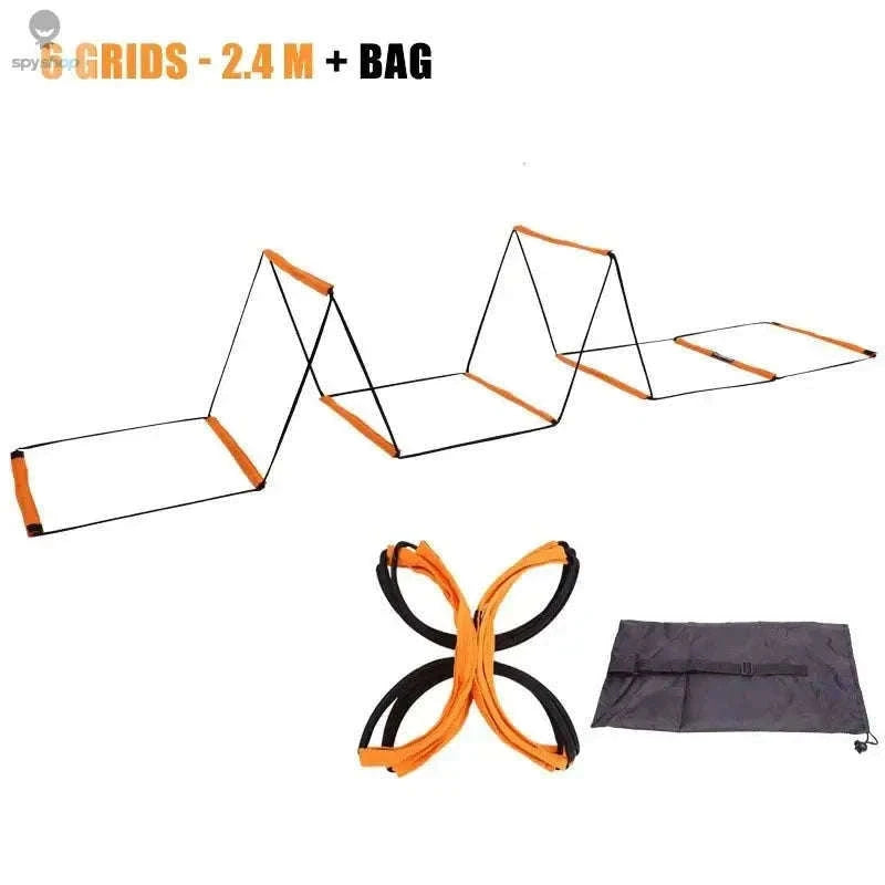 Soccer Agility Ladder for Speed, Footwork and Control-Orange-20