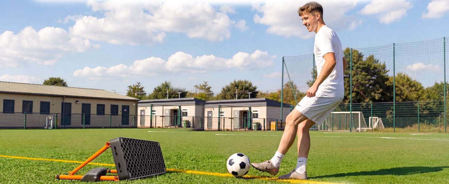 Soccer Rebounder Board 37.4in Dual Surface Trainer with Angles-37.4x9.8inch / United States