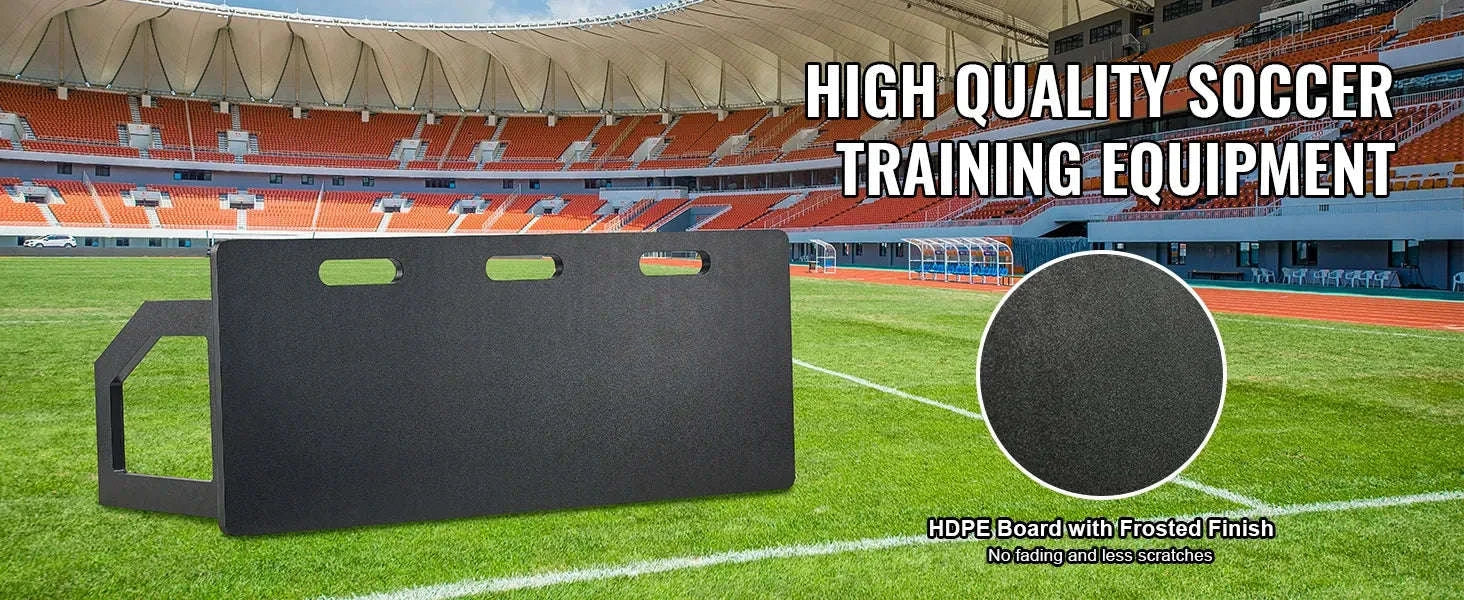 Soccer Rebounder Board 40x16 Inch Foldable Training Kickback Wall-United States