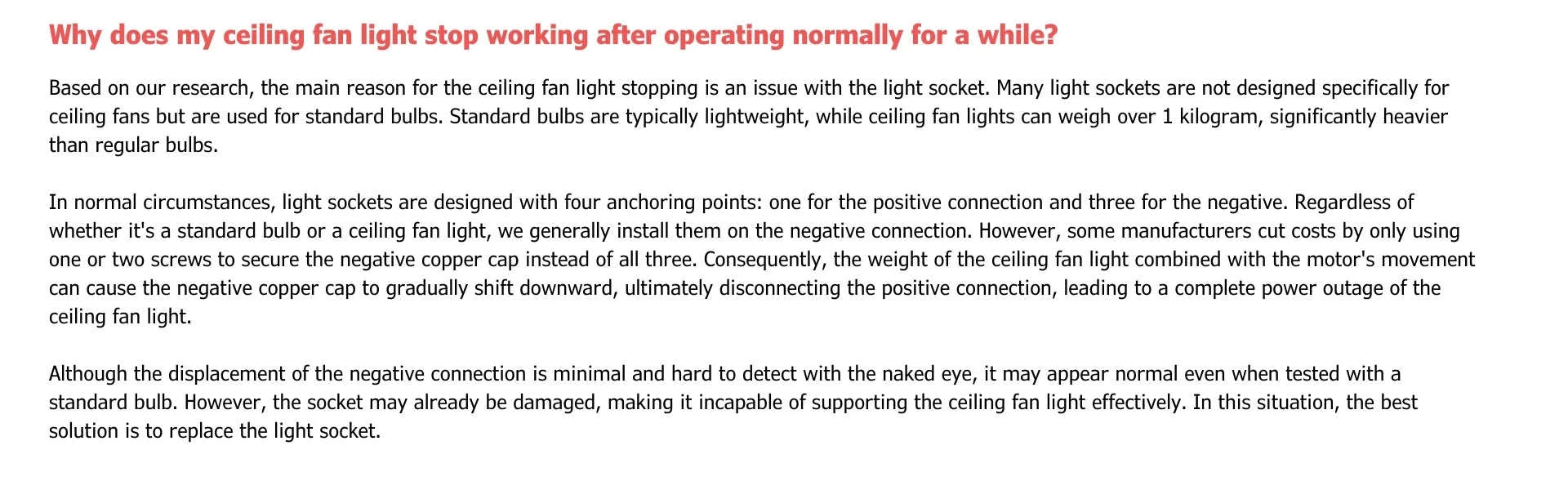 Socket Fan Light with Remote Control-40W White Fan Light / 85-265V