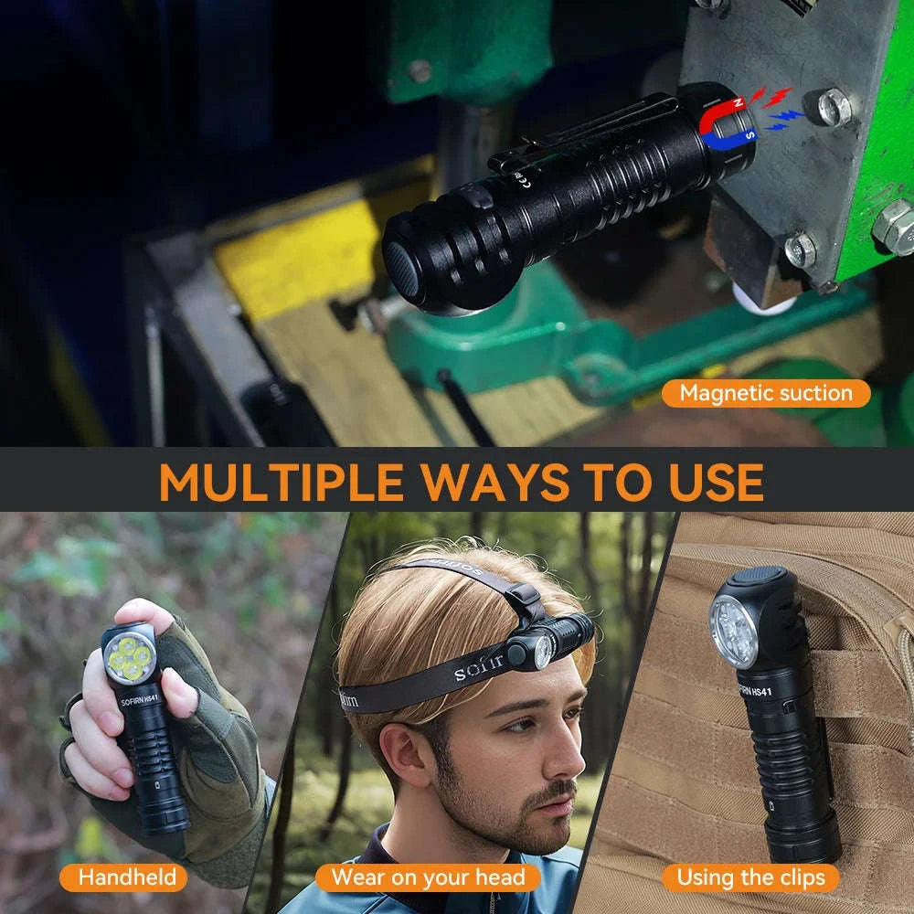 SOFIRN HS41 4000 Lumen Rechargeable LED Headlamp-with 21700 battery / United States / 5000K