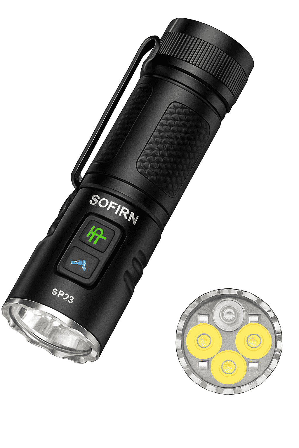 Sofirn SR23 3300LM Dual Light Flashlight with UV 365nm USB-C-6500-7000K / Poland