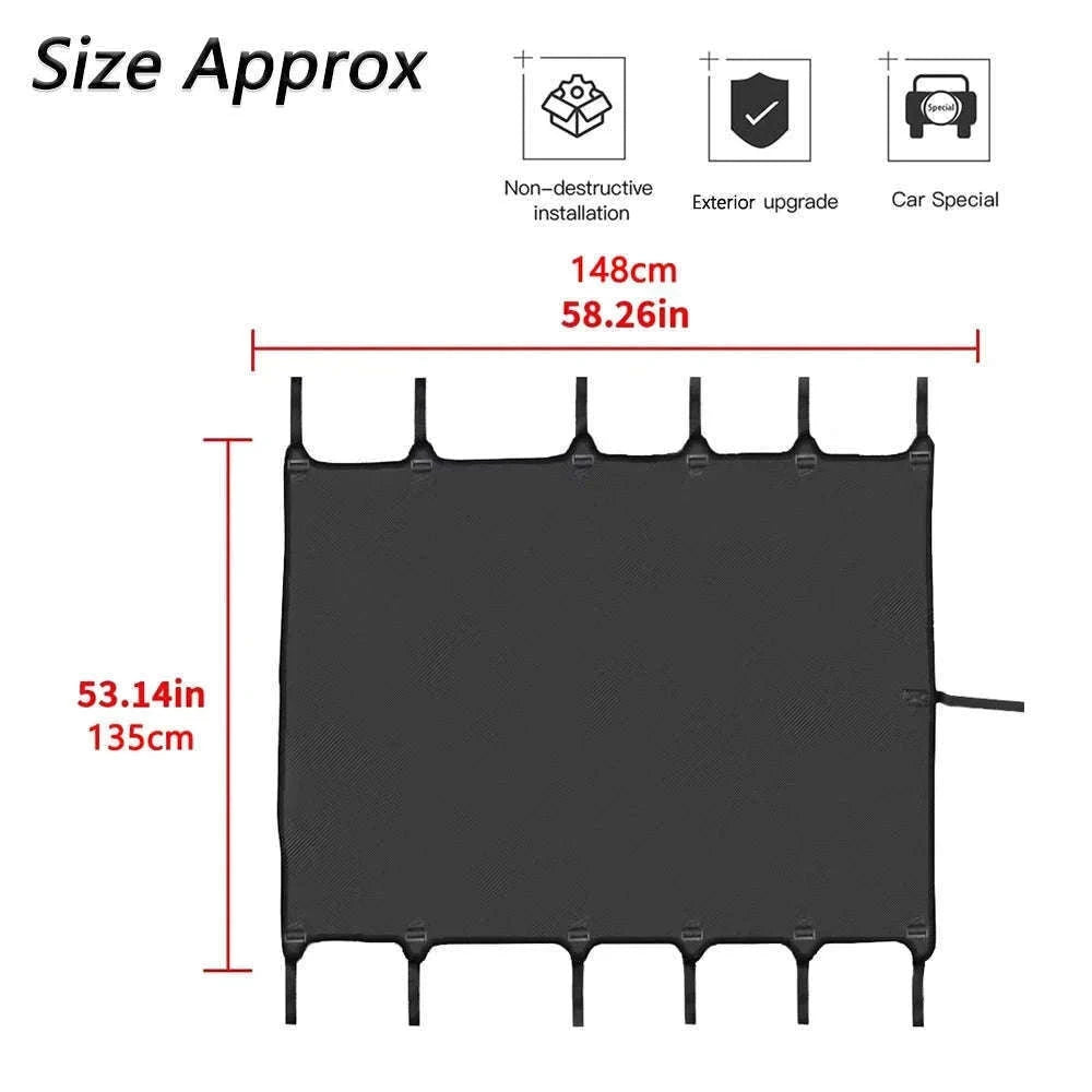 Soft Roof Top Cover Extended Bikini Top for TJ 1997-2006-Leather