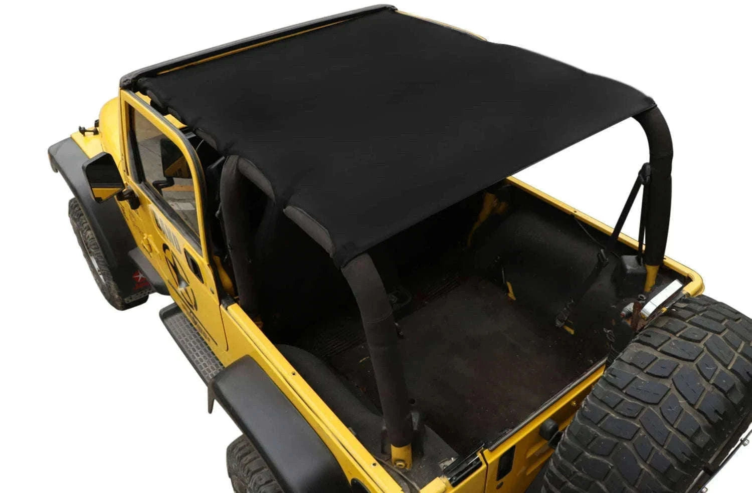 Soft Roof Top Cover Extended Bikini Top for TJ 1997-2006-Leather