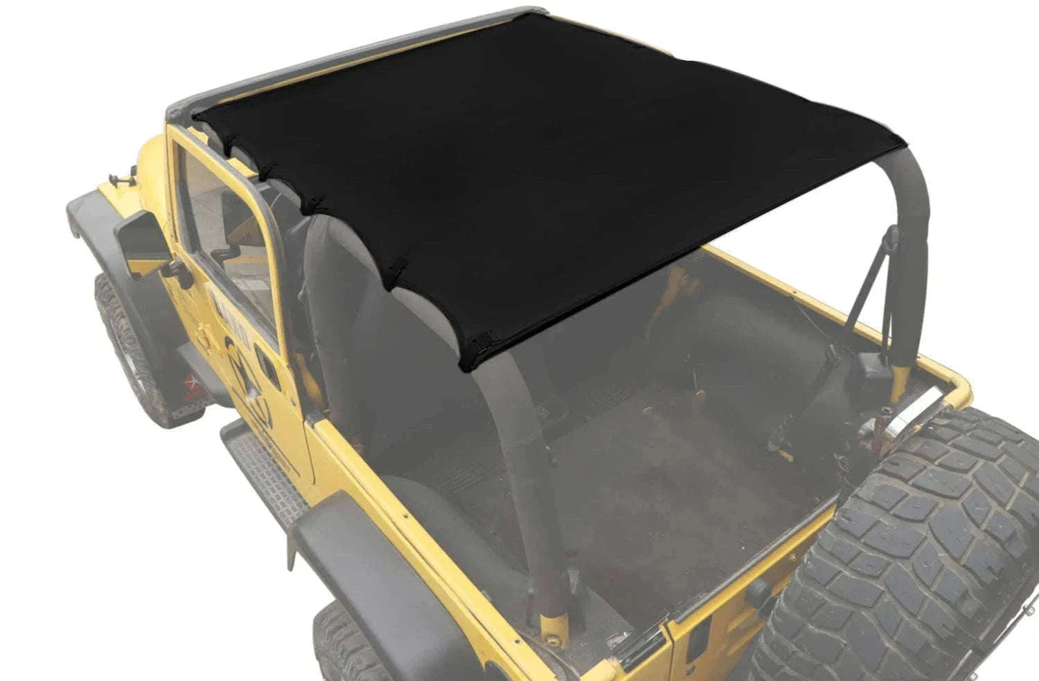 Soft Roof Top Cover Extended Bikini Top for TJ 1997-2006-Leather