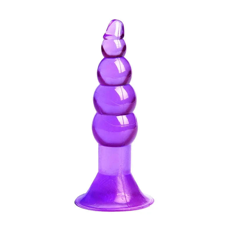 Soft Silicone Anal Plug for Beginners-Pink