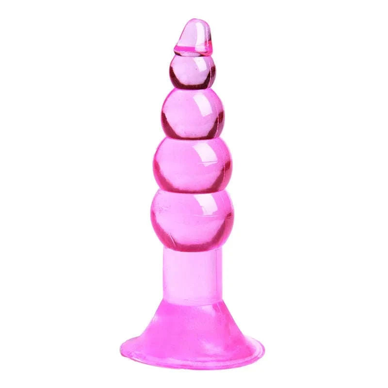 Soft Silicone Anal Plug for Beginners-Pink