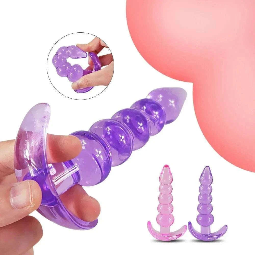 Soft Silicone Anal Plug for Prostate Massage and Comfort-Pink / China Mainland