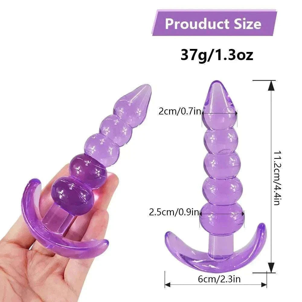 Soft Silicone Anal Plug for Prostate Massage and Comfort-Pink / China Mainland