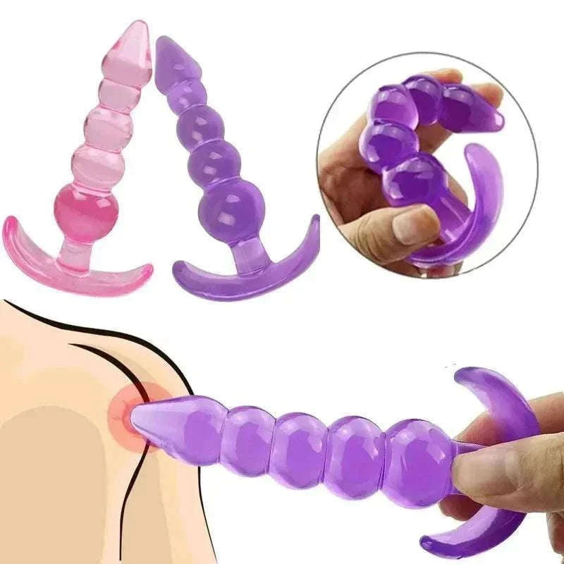Soft Silicone Anal Plug for Prostate Massage and Comfort-Pink / China Mainland