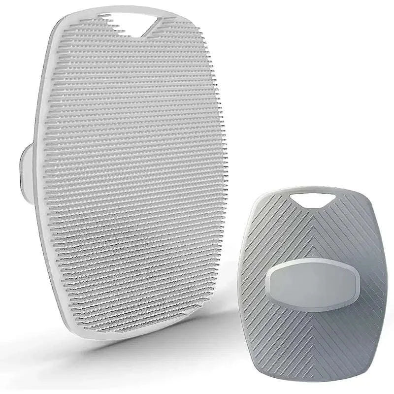 Soft Silicone Bath Brush-GRAY