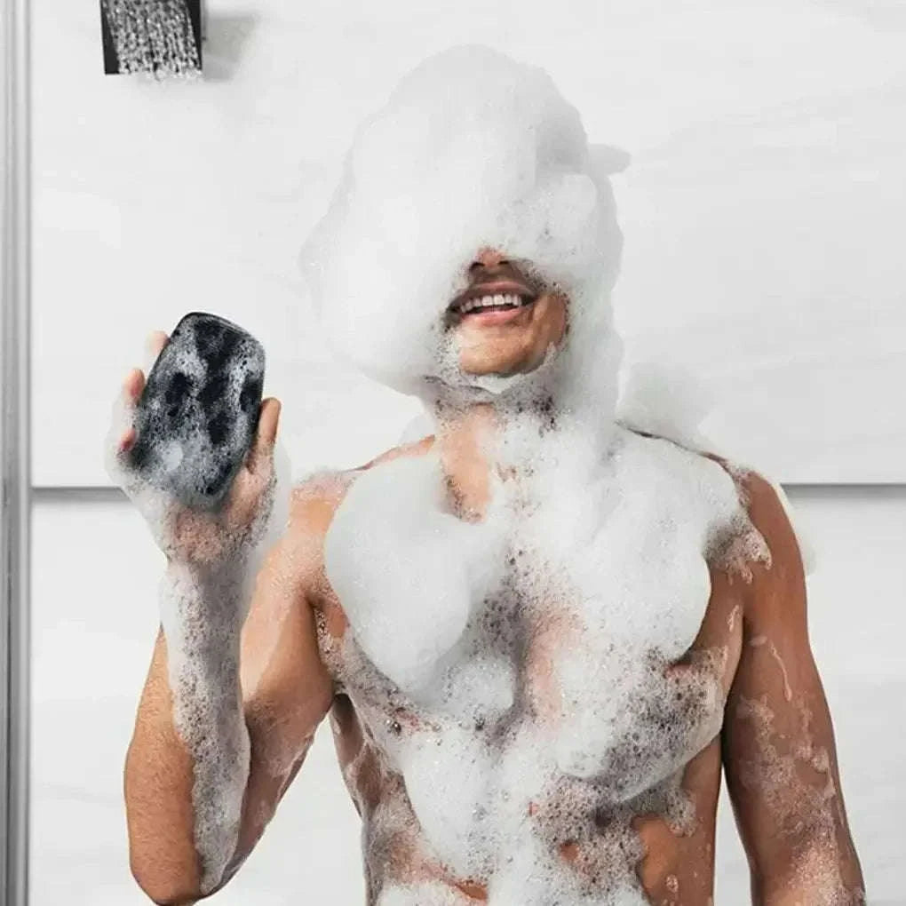 Soft Silicone Bath Brush-GRAY