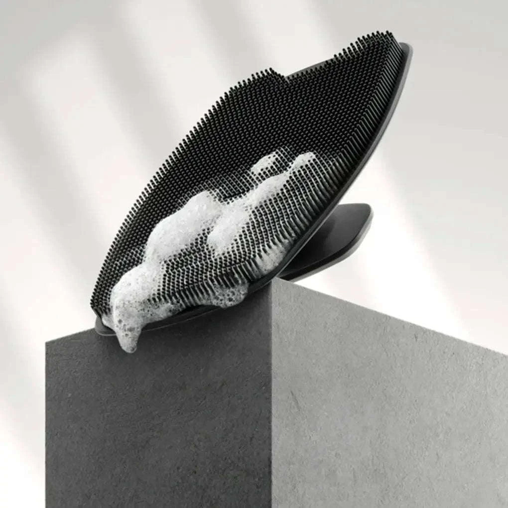 Soft Silicone Bath Brush-GRAY