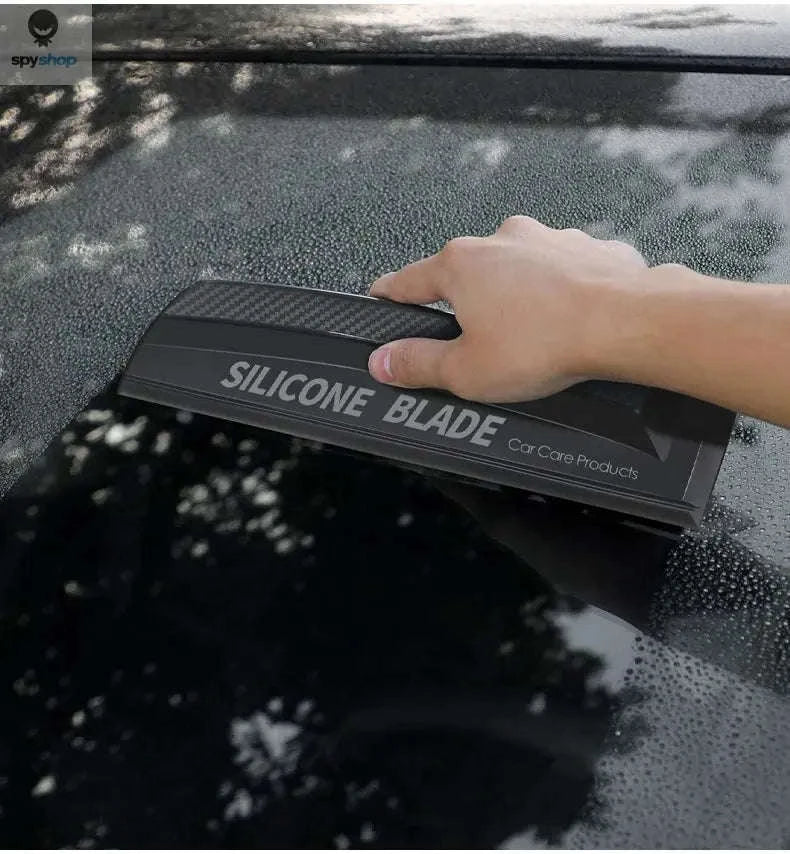 Soft Silicone Car Squeegee – Non-Scratch, Fast-Drying Vehicle Cleaner-Black
