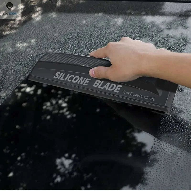 Soft Silicone Car Squeegee – Non-Scratch, Fast-Drying Vehicle Cleaner-Black