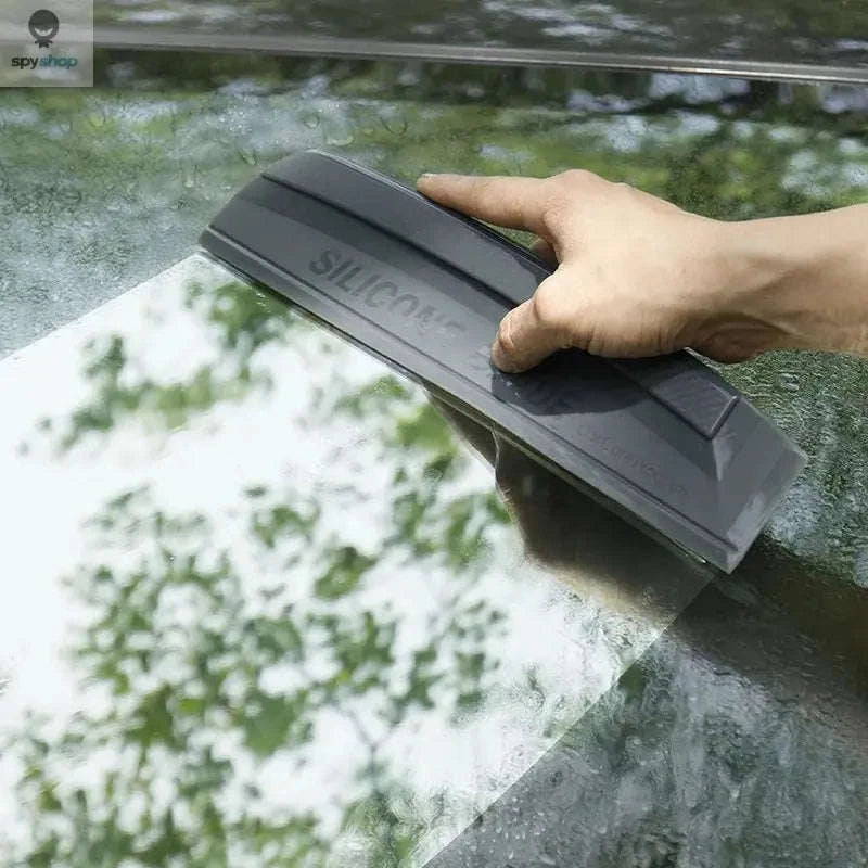 Soft Silicone Car Squeegee – Non-Scratch, Fast-Drying Vehicle Cleaner-Black