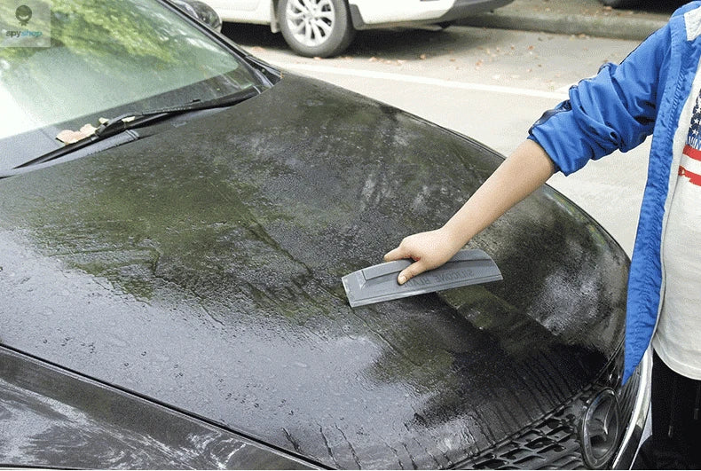Soft Silicone Car Squeegee – Non-Scratch, Fast-Drying Vehicle Cleaner-Black