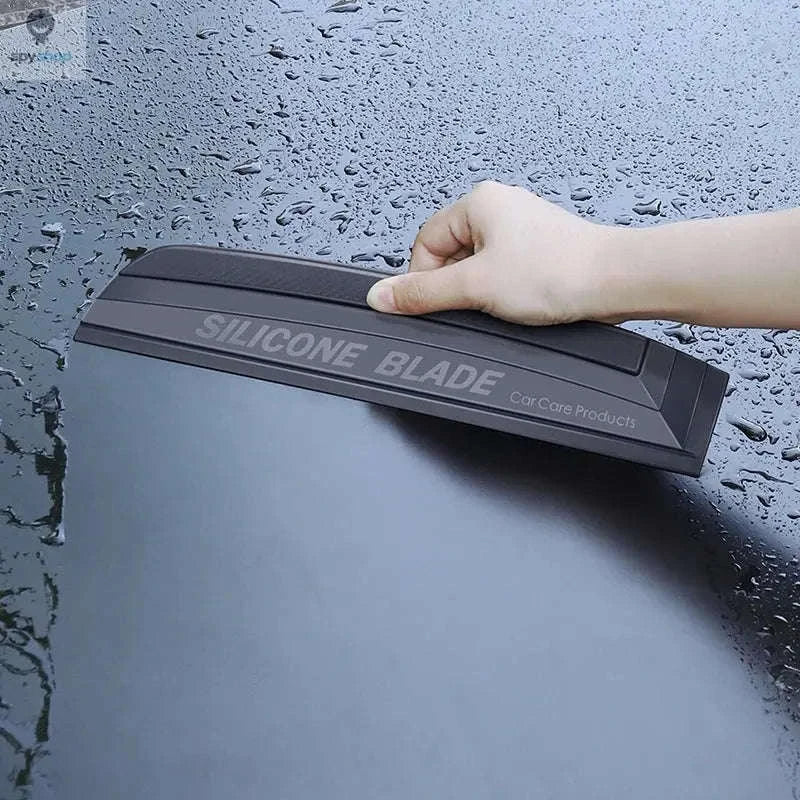 Soft Silicone Car Squeegee – Non-Scratch, Fast-Drying Vehicle Cleaner-Black