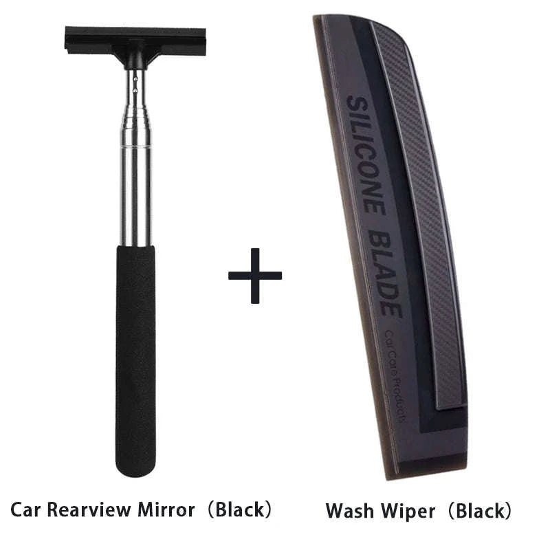 Soft Silicone Car Water Wiper Squeegee-Wash Wiper-Black