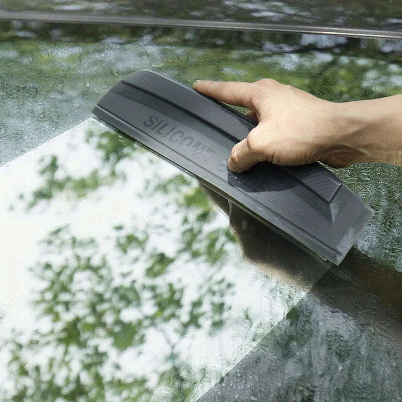 Soft Silicone Car Water Wiper Squeegee-Wash Wiper-Black