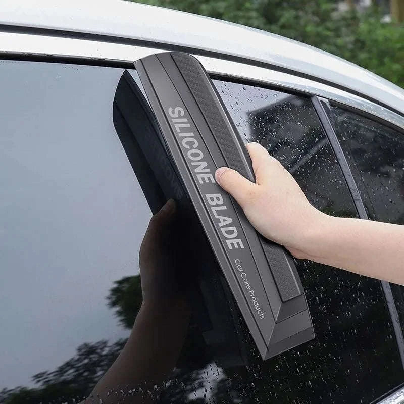 Soft Silicone Car Water Wiper Squeegee-Wash Wiper-Black