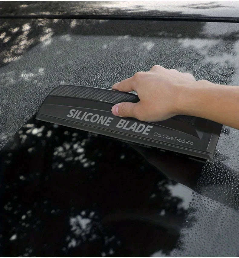 Soft Silicone Car Water Wiper Squeegee-Wash Wiper-Black